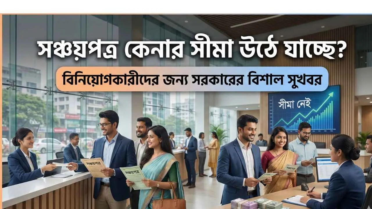 সঞ্চয়পত্র কেনার সীমা উঠে যাচ্ছে