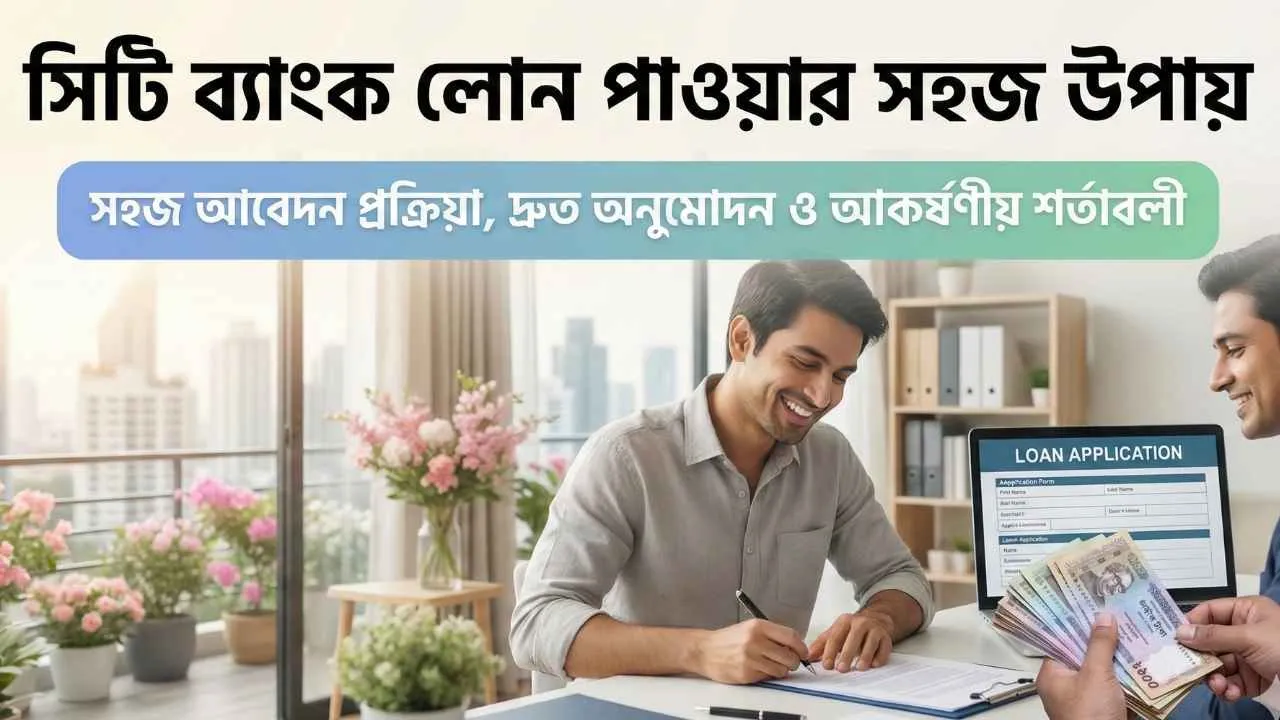 সিটি ব্যাংক লোন পাওয়ার সহজ উপায় ২০২৬