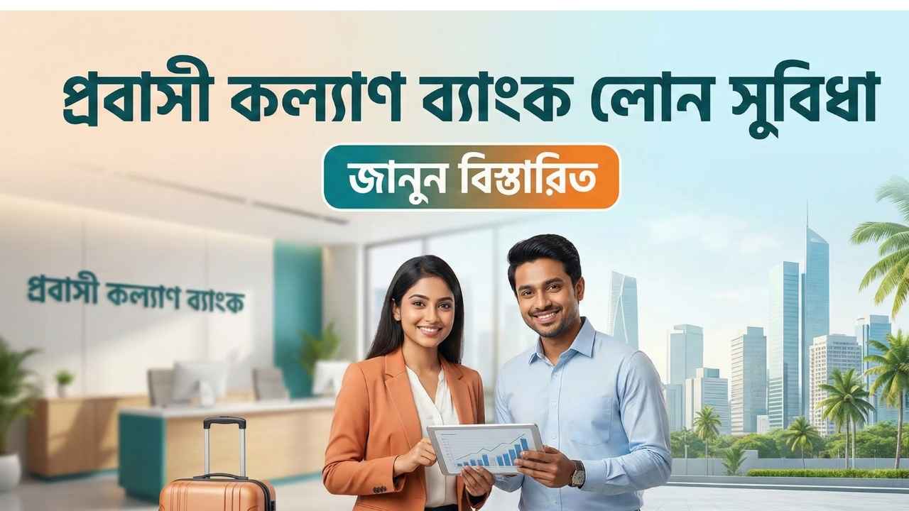 প্রবাসী কল্যাণ ব্যাংক লোন সুবিধা: বিদেশ যাত্রা ও পুনর্বাসনে