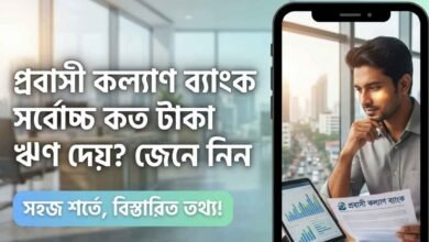 প্রবাসী কল্যাণ ব্যাংক সর্বোচ্চ কত টাকা লোন দেয়? জানুন