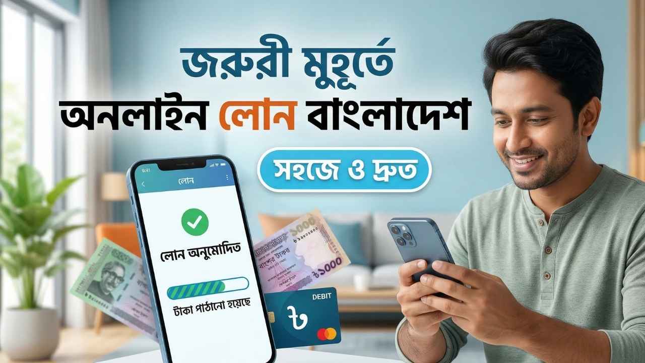 জরুরী মুহূর্তে অনলাইন লোন বাংলাদেশে