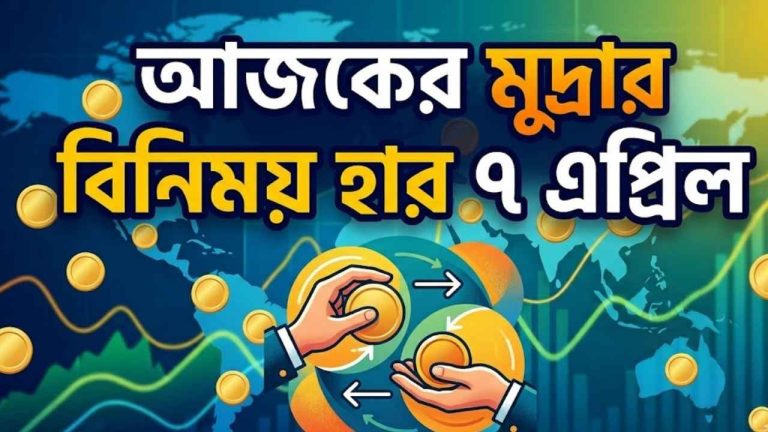 আজকের মুদ্রার বিনিময় হার (৭ এপ্রিল