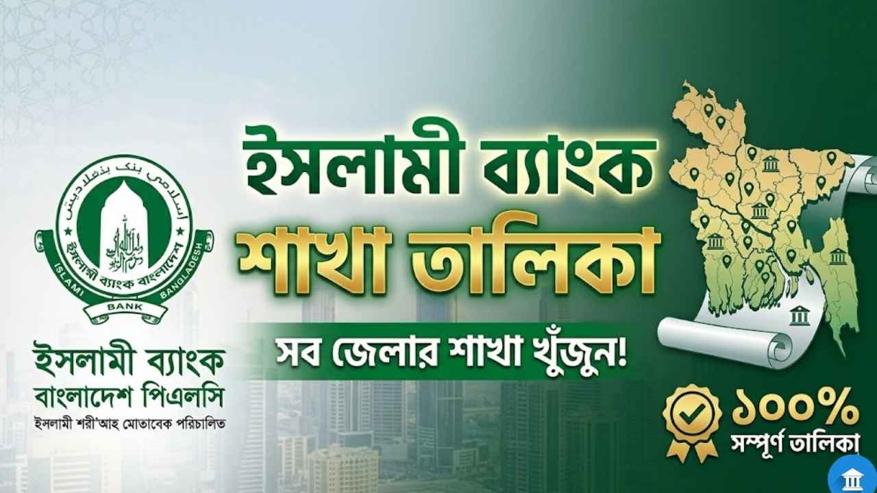 ইসলামী ব্যাংক শাখা তালিকা