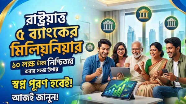 বাংলাদেশের ৫টি রাষ্ট্রায়ত্ত ব্যাংকের মিলিয়নিয়ার স্কিম ২০২৬